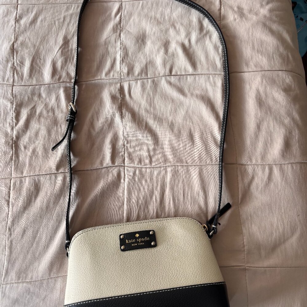 Kate Spade Crossbody Purse Brown/Cream